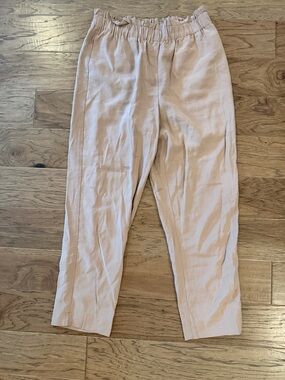 Ann Taylor Women’s Elastic Waist Chinos - Light Tan